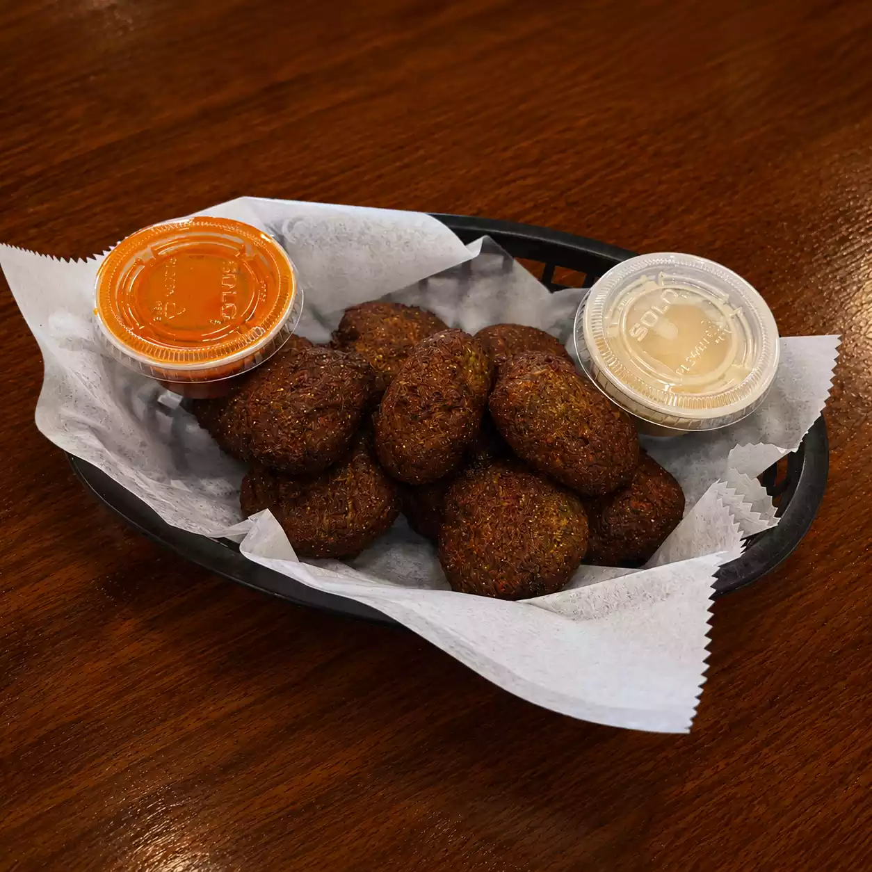 Homemade falafels